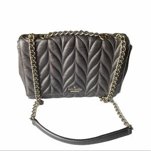 Kate Spade Briar Lane Quilted Emelyn In Gunmetal